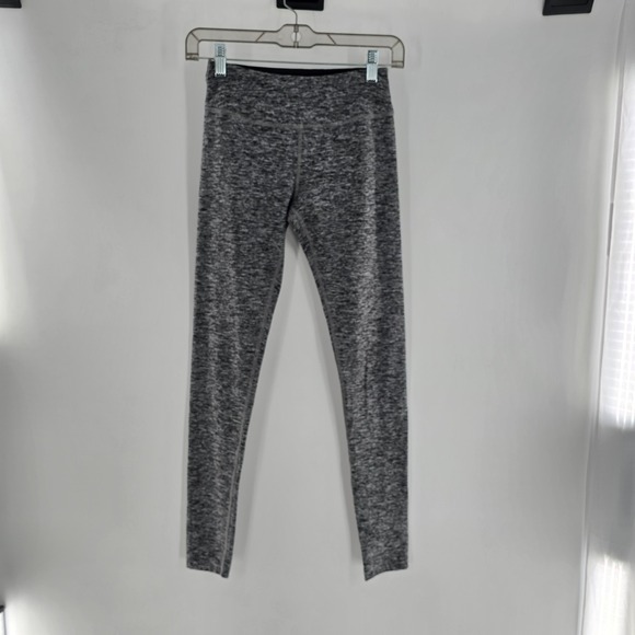 Beyond Yoga Pants Womens Small Gray Space Dye 7/8 Leggings Gym Yoga Mid Rise - Picture 2 of 8
